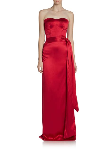 dolce and gabbana red strapless dress with jewelry belt|dolce and gabbana dresses.